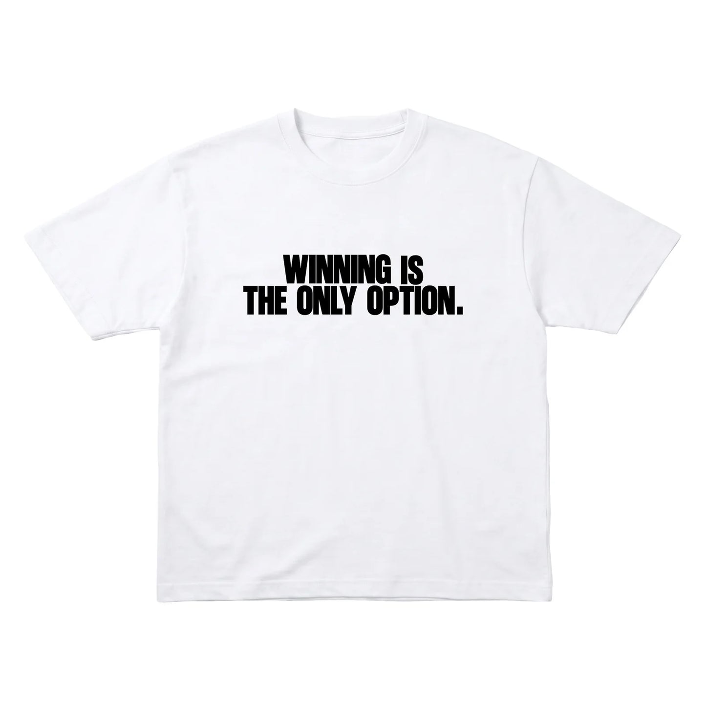 winner tee blue
