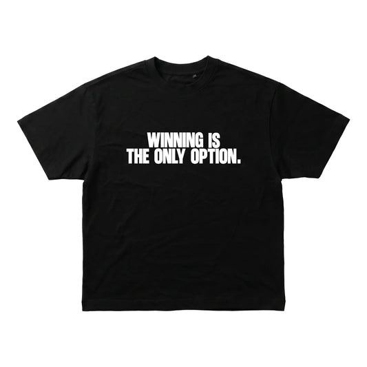 winner tee black